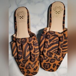 Vince Camuto Buckle Espadrille Mules - Jinannie, Size 7M